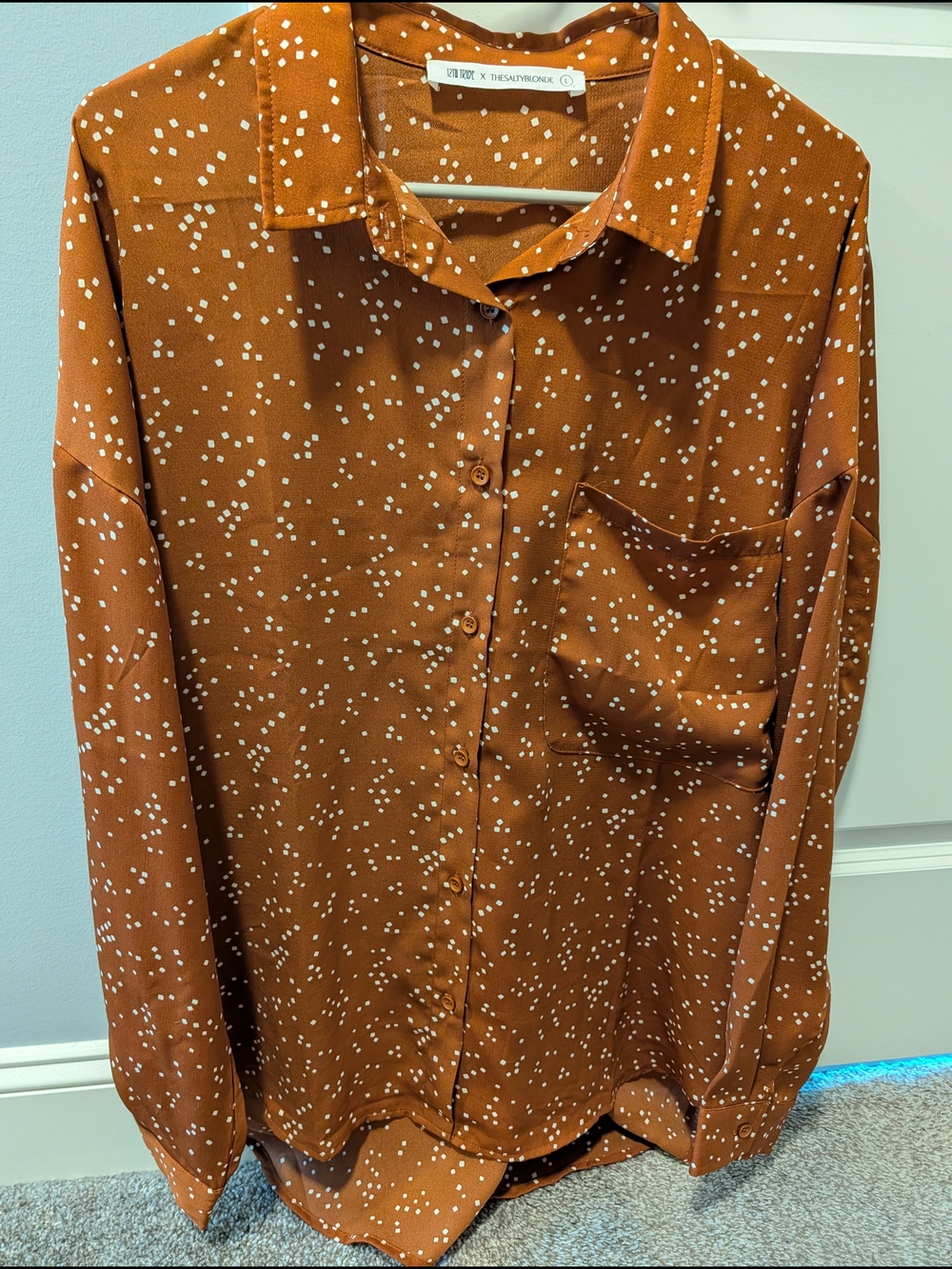 12th Tribe x The Salty Blonde Button-up Blouse